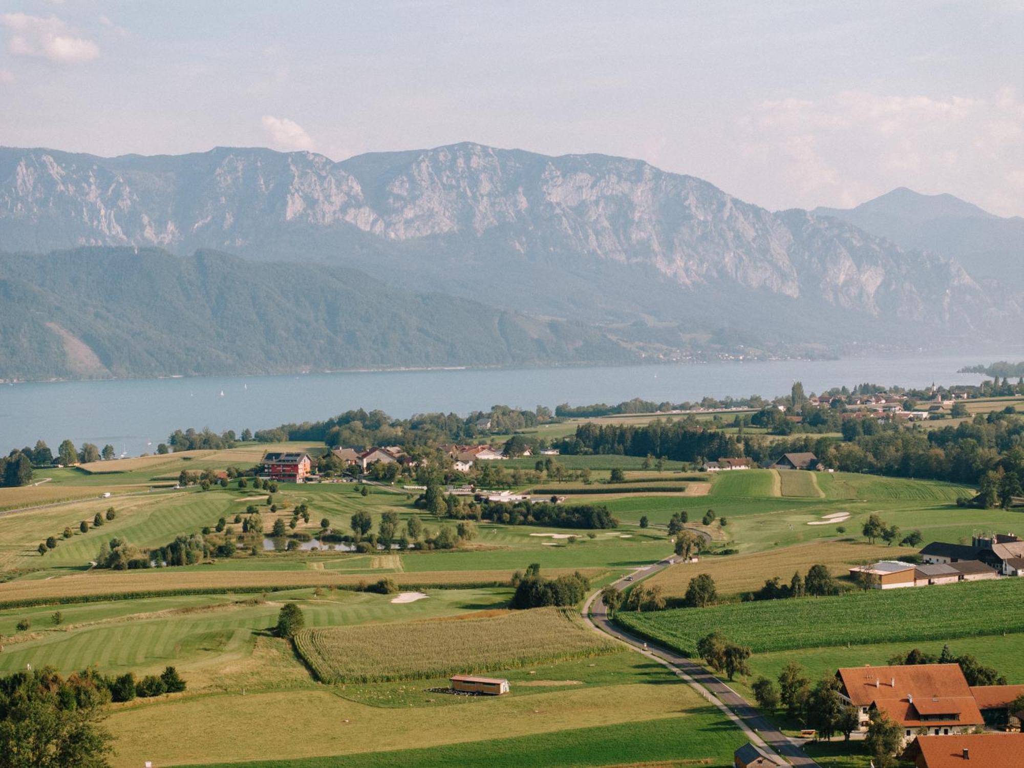 Hotel Alpenblick Attersee Esterno foto