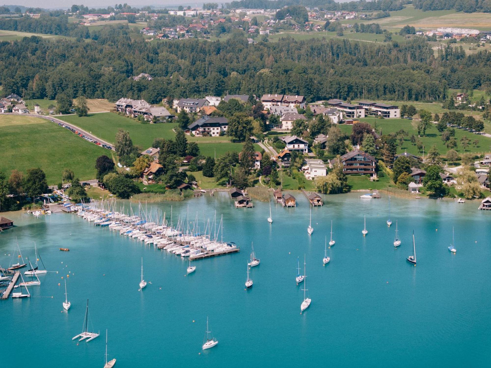 Hotel Alpenblick Attersee Esterno foto